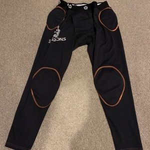 Padded long underwear